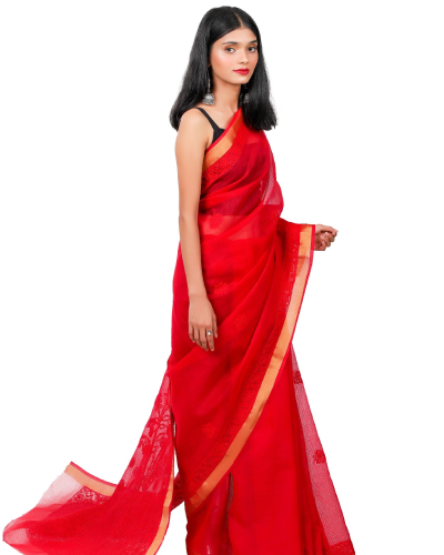 Kota Saree Red