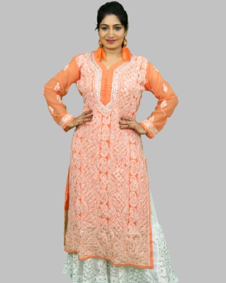 Chikankari Georgette 3 piece Set